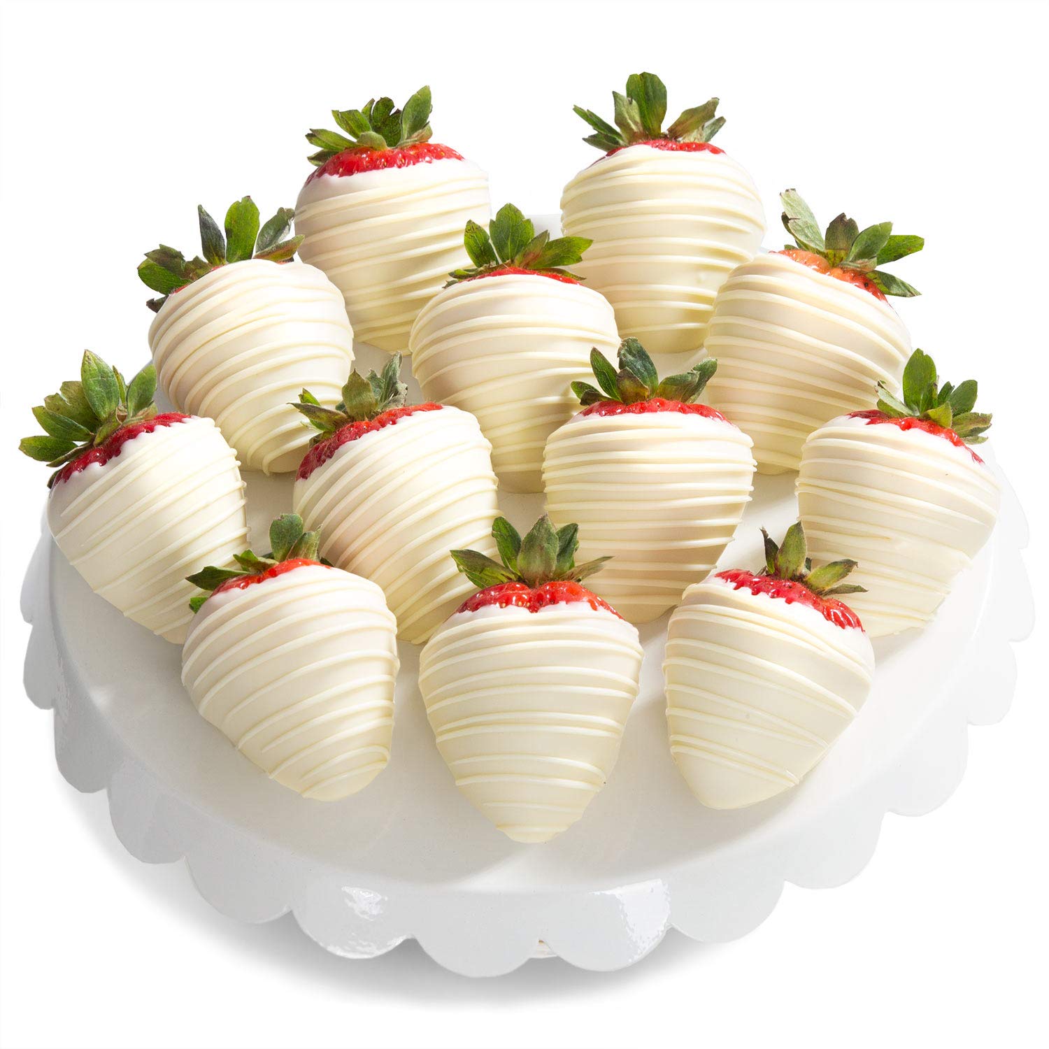 GIFT INSIDE White Dipped Strawberries - 12 & 76 Berries