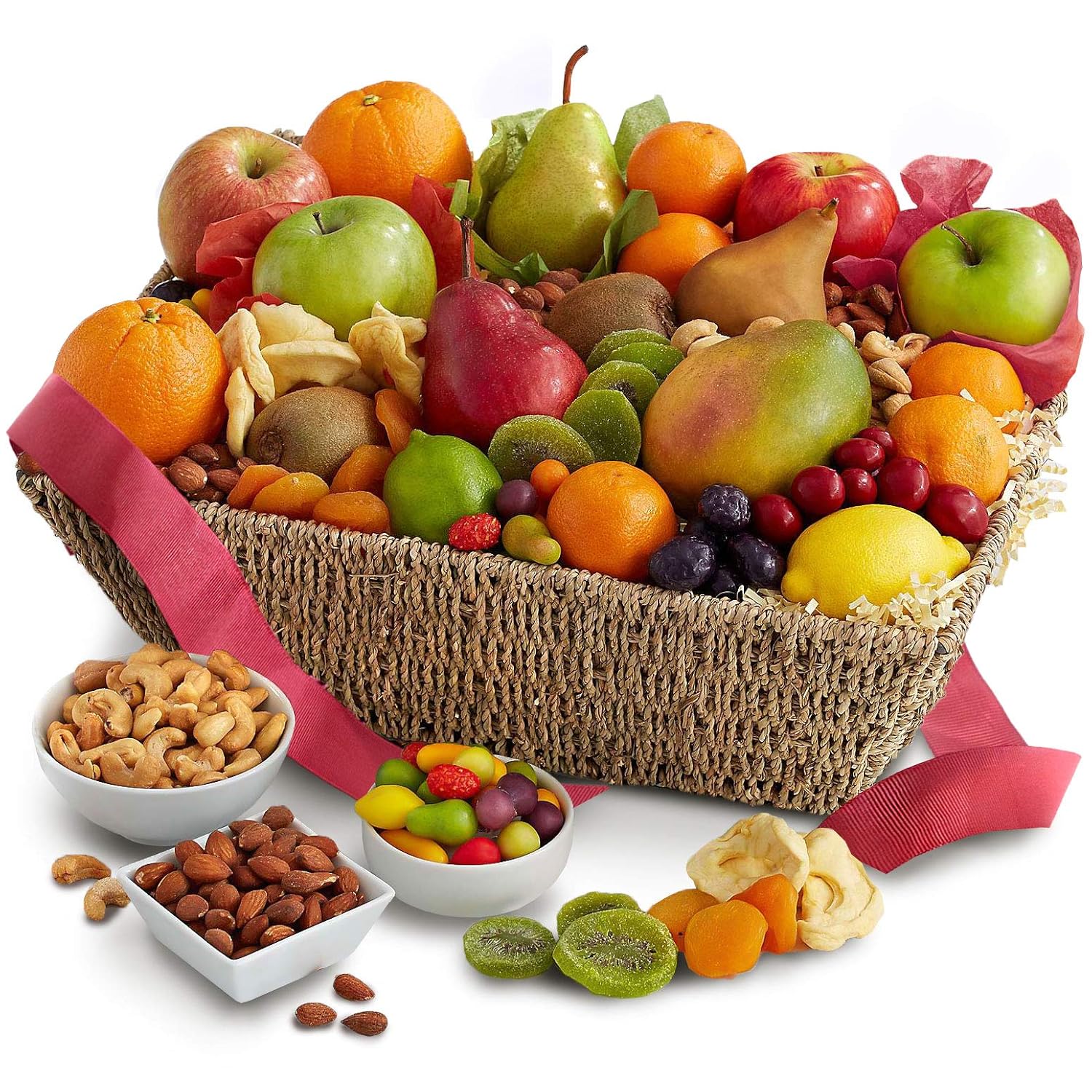 Fresh Harvest Fruit, Nut & Sweet Gift Basket