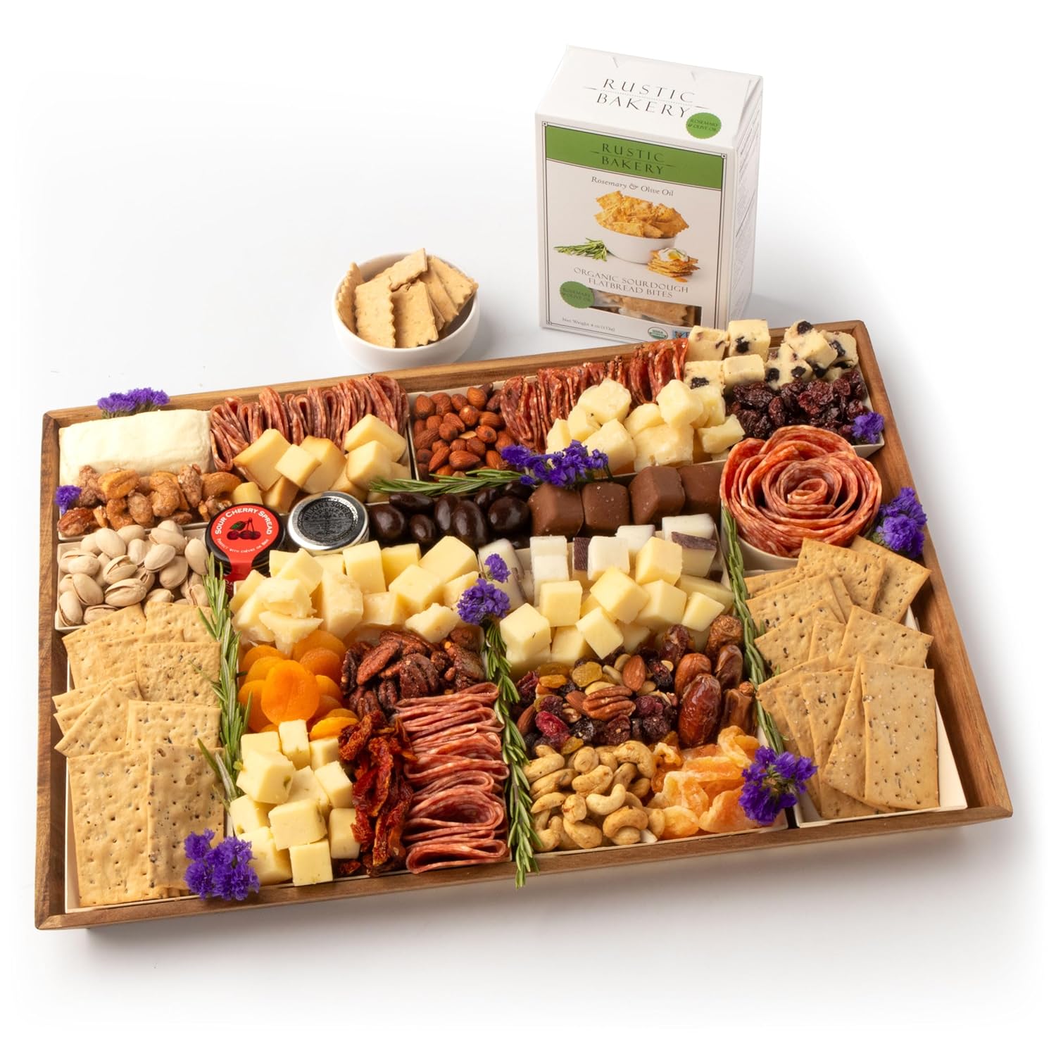 Deluxe Meat & Cheese Charcuterie Board for 4-5