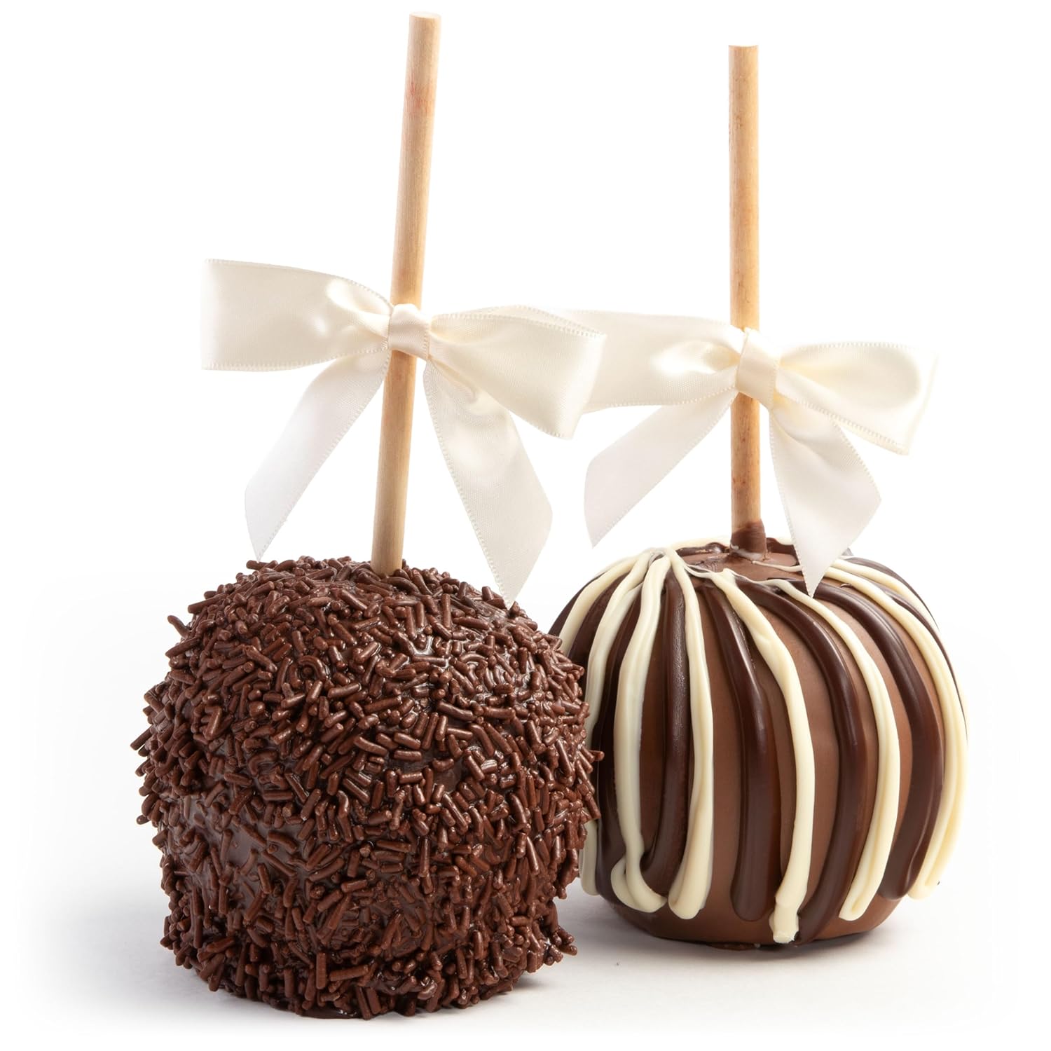 Milk & Dark Chocolate Caramel Apples Gift Pair